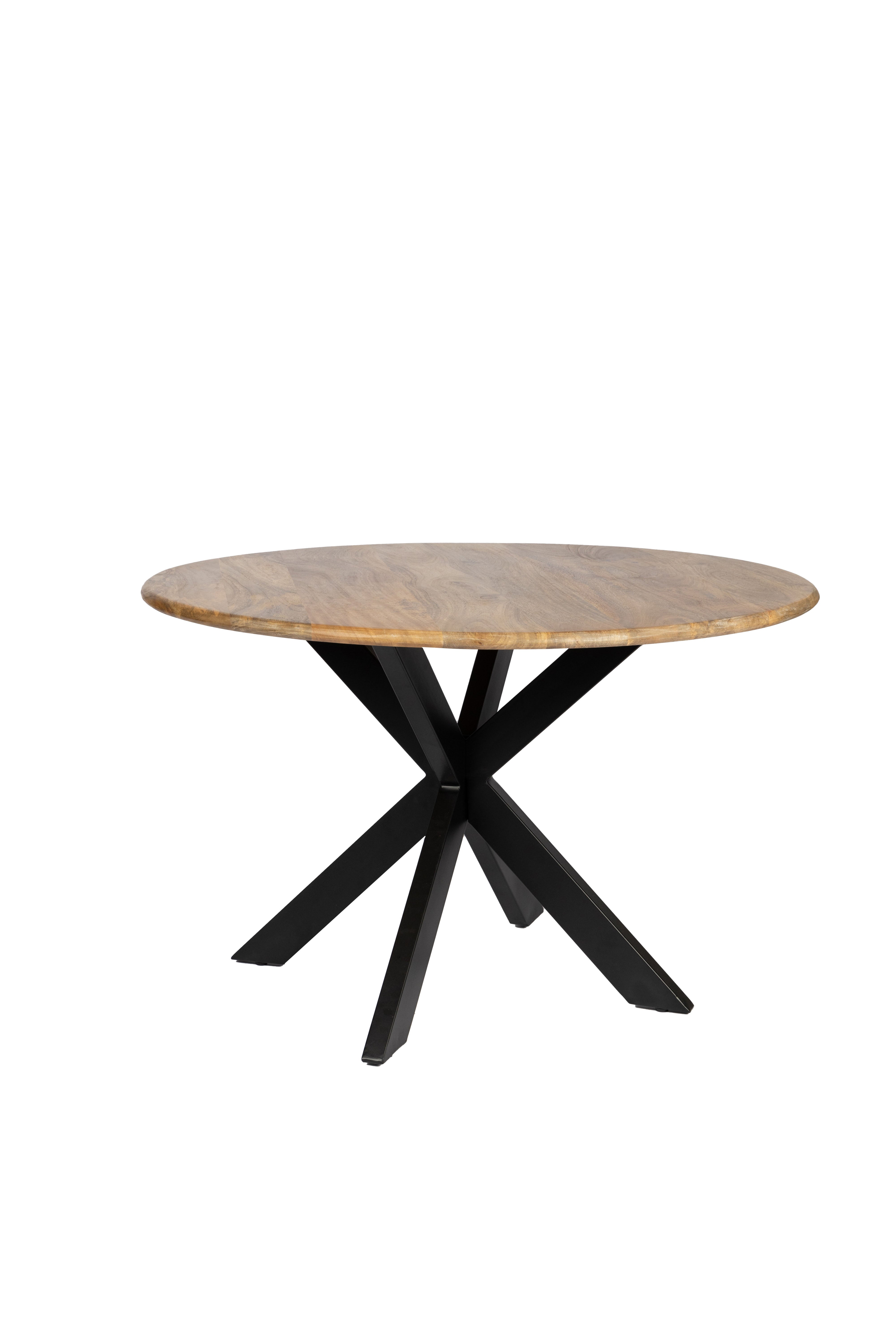 Ronde Eettafel - 110cm - Ronde Rand - Naturel - Mangohout