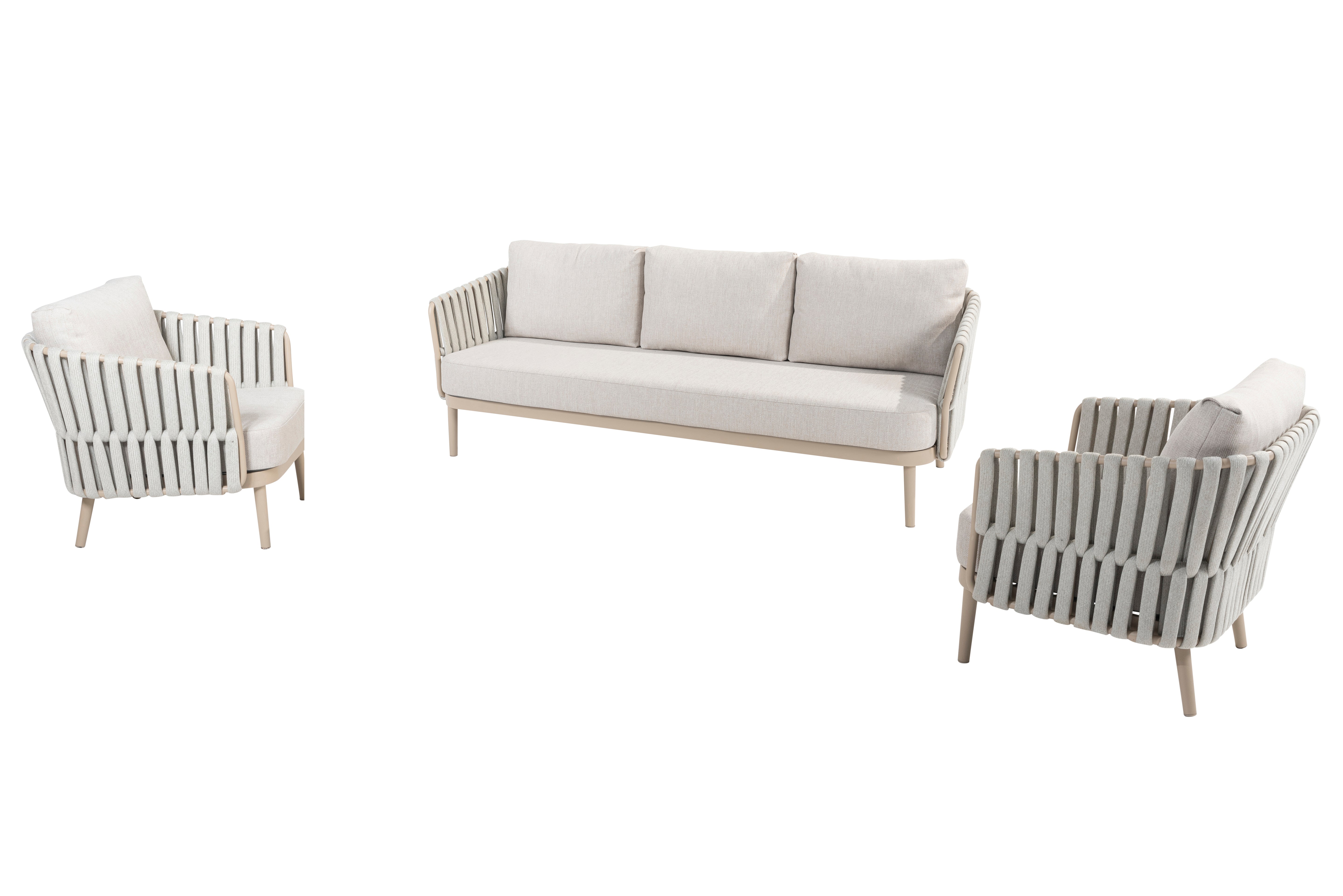 4Seasons Outdoor - Eva Living lounge set Beige/Latte