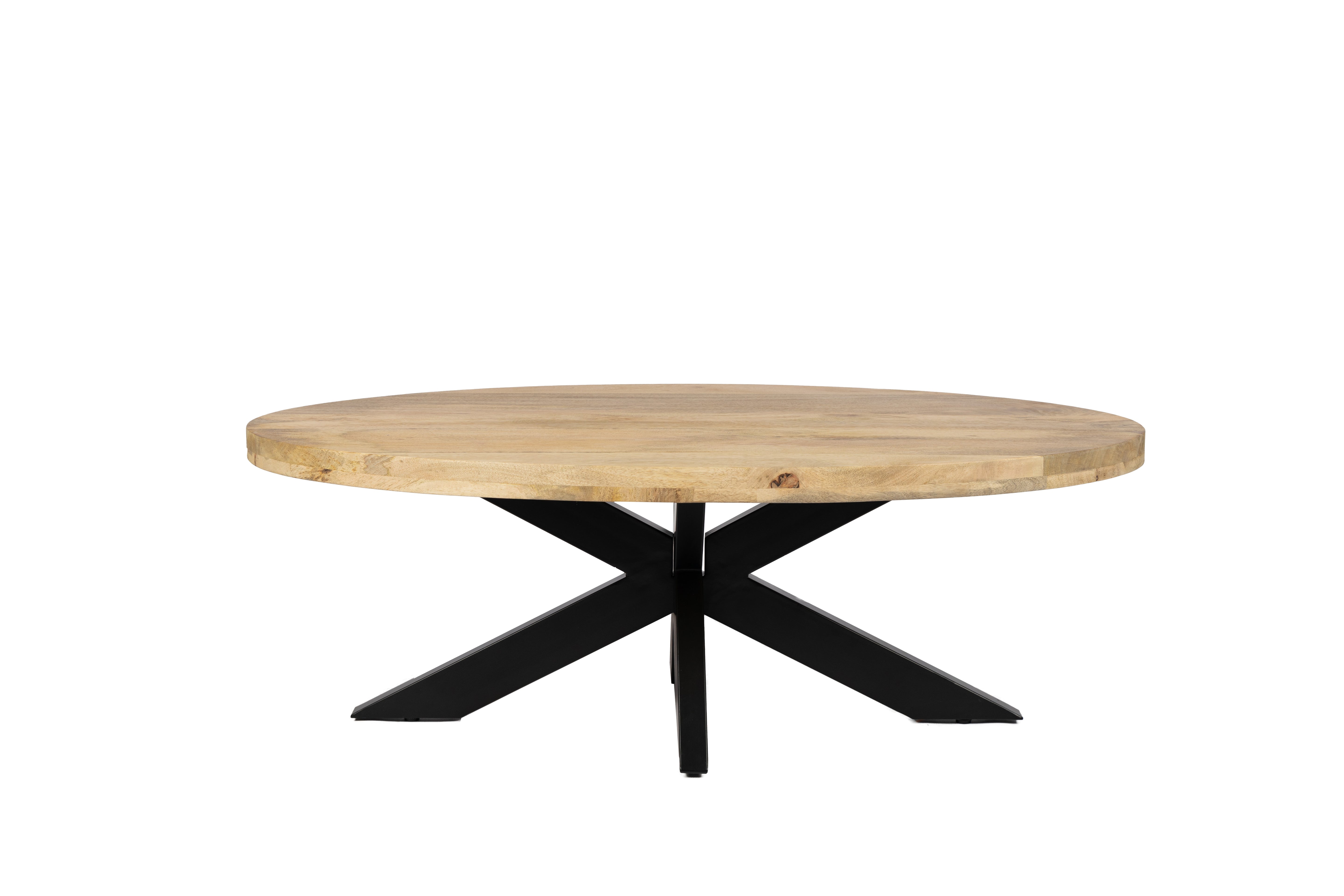 Table Basse Ovale / 130 cm - Naturel - Bois de Manguier