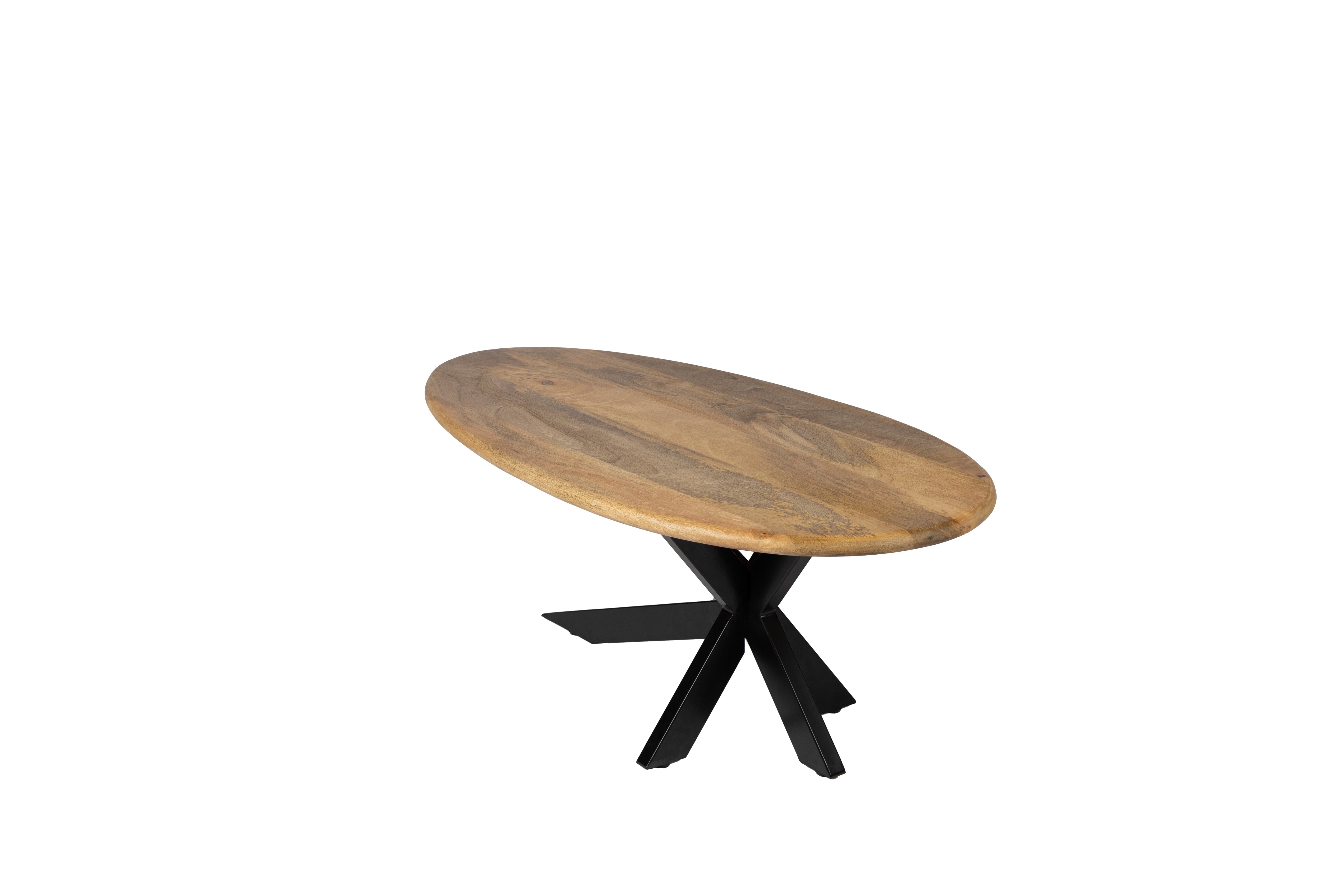 Table Basse Ovale / 120 cm - Naturel - Bois de Manguier